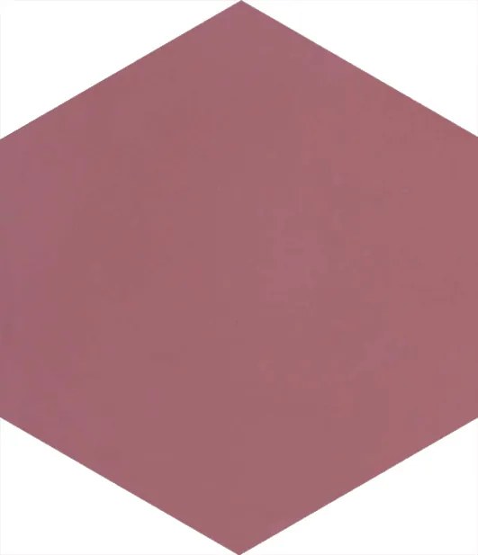 Cementová dlažba Hexa M05 - Farba: bobuľa | Articima