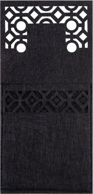 Vianočný obal na príbory KF357-4B čierny