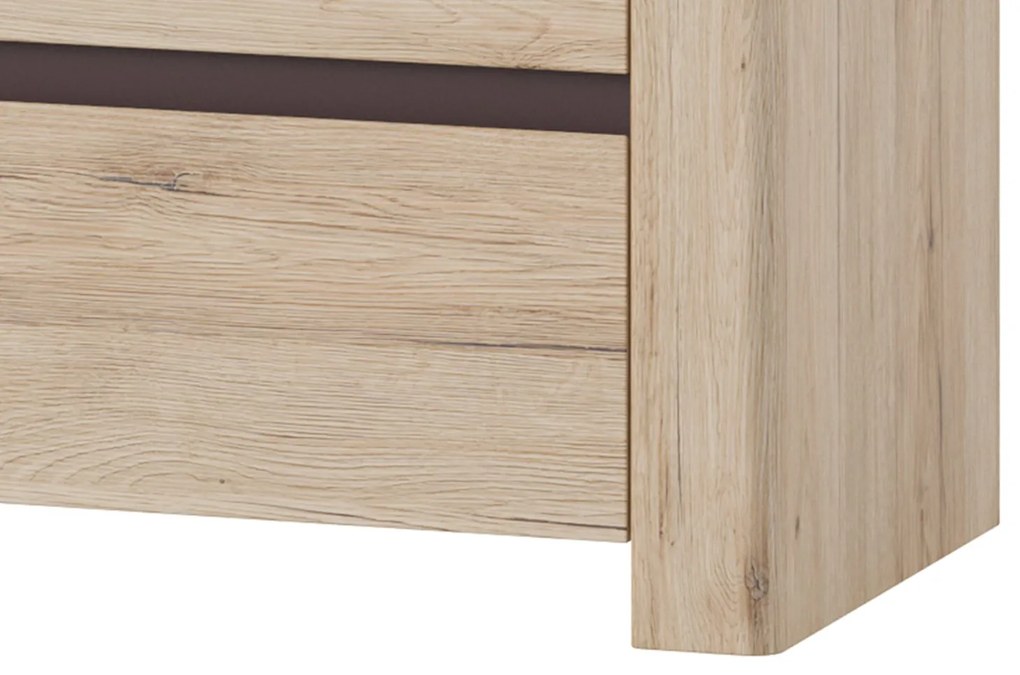 Komoda Desjo 11 110 cm dub San Remo