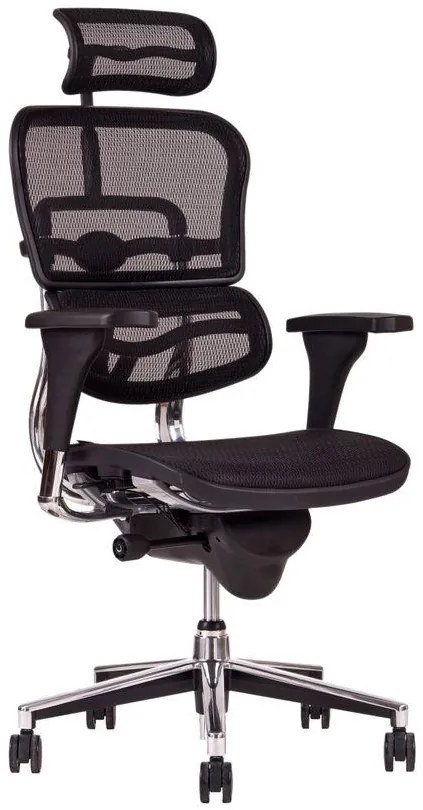 OFFICE PRO Manažérska kancelárska stolička SIRIUS FULL MESH čierna