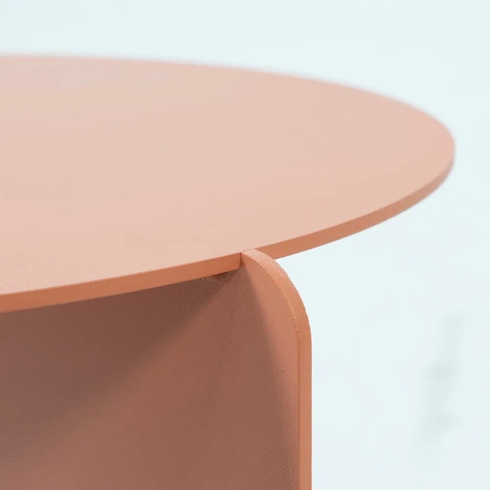 Kovový okrúhly odkladací stolík ø 40 cm Salsa – Spinder Design