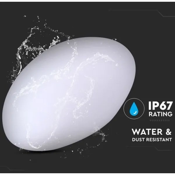 LED RGB Stmievateľná vonkajšia lampa LED/1W/5V 28cm IP67 1000 mAh+ DO