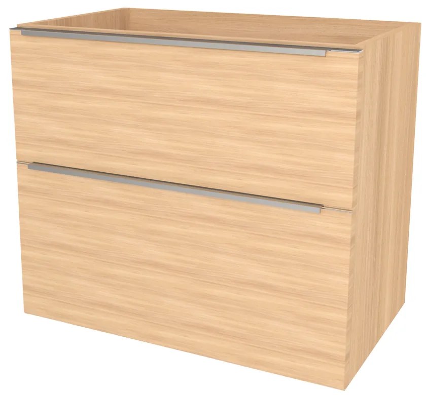 Mereo, Mereo Mailo, kúpeľňová skrinka 81 cm, chróm madlo, Multidecor, Dub Sand Barbera, MER-CN591SDSB1