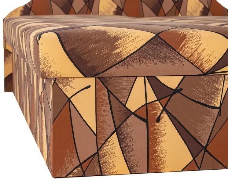 Manželská posteľ Jitka, hnedá (matrac štandard vzor č. 37)