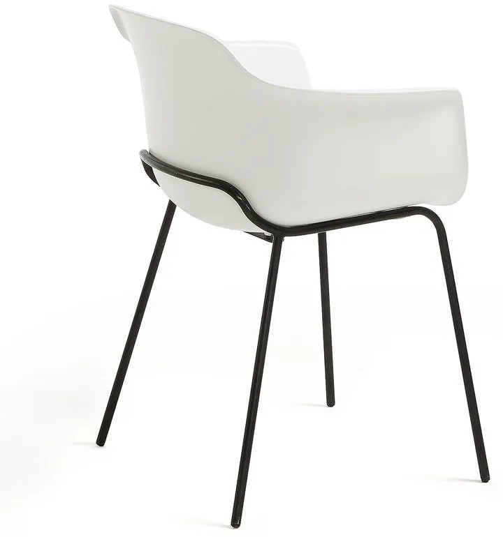 Biela jedálenská stolička Kave Home Khasumi