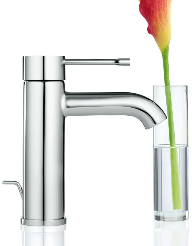 GROHE Essence páková umývadlová batéria s odtokovou súpravou s tiahlom, výška výtoku 102 mm, chróm, 23589001