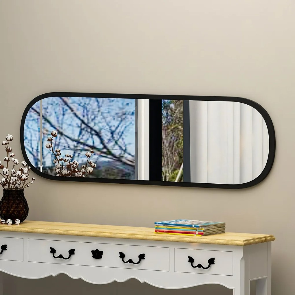 Zrkadlo Magnum Black 40 x 120 cm