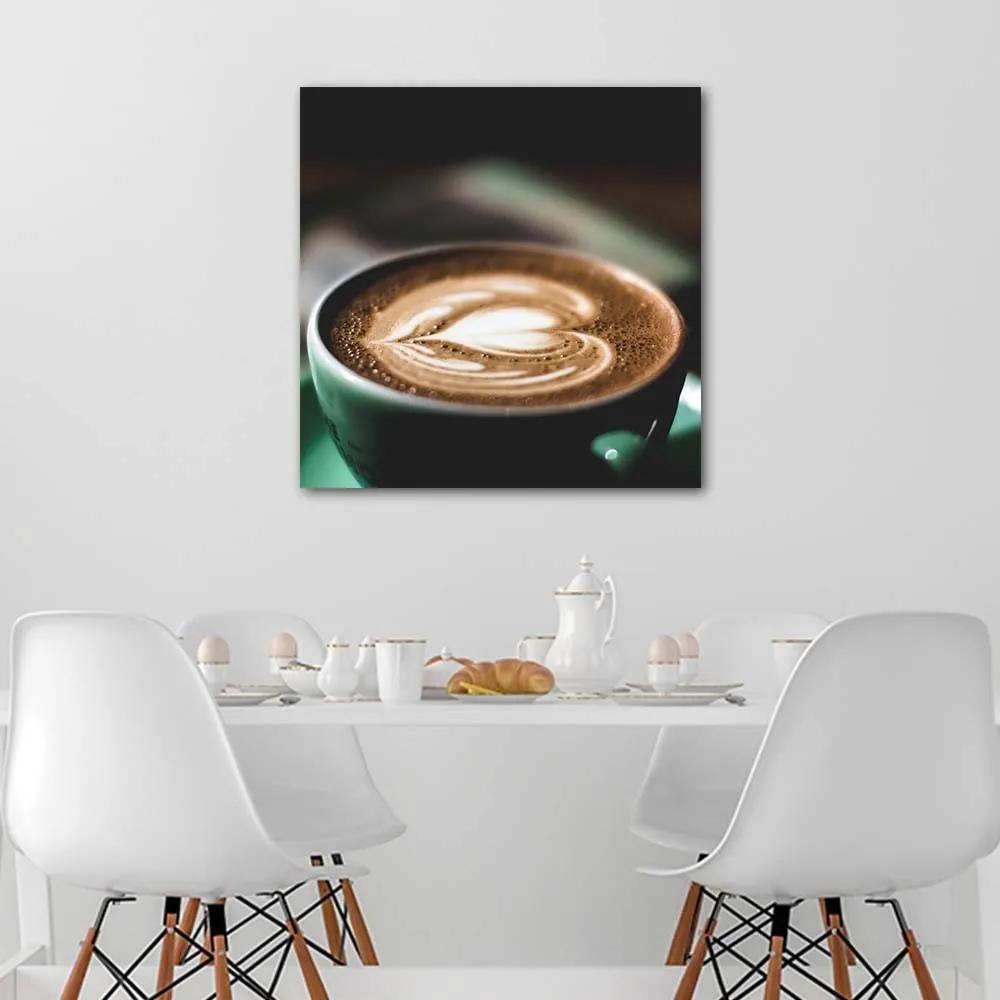Obraz na plátně Šálek kávy - 40x40 cm