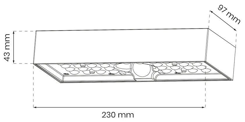 Exteriérové solárne nástenné LED svietidlo Brick, 1x LED 6w, čierna, pohybový senzor