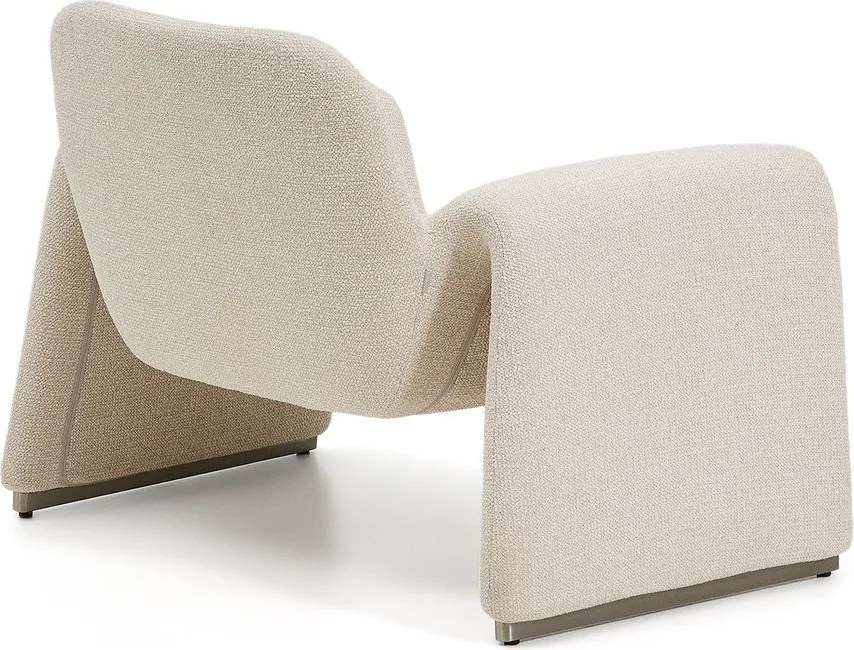 Béžové ženilkové kreslo Melvia – Kave Home