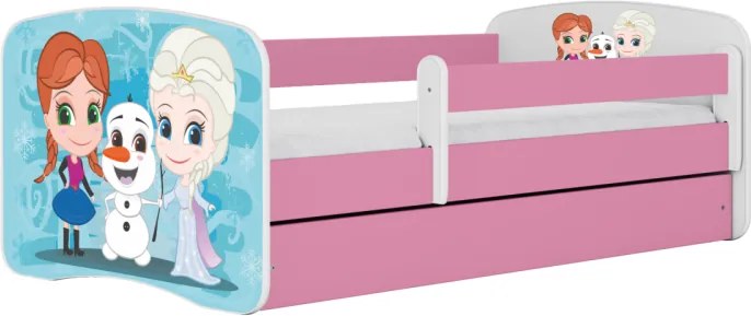 Detská posteľ Babydreams Snehové princezné ružová