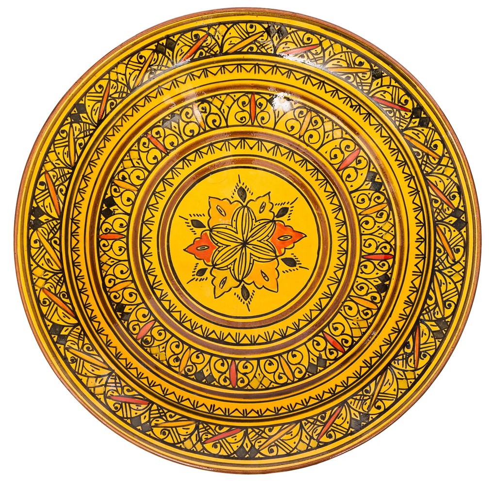 Orientálny marocký tanier 40cm (rôzne vzory)