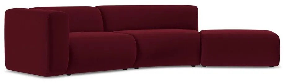 Vínovočervená zamatová leňoška (pravý roh) Ekahi – Makamii