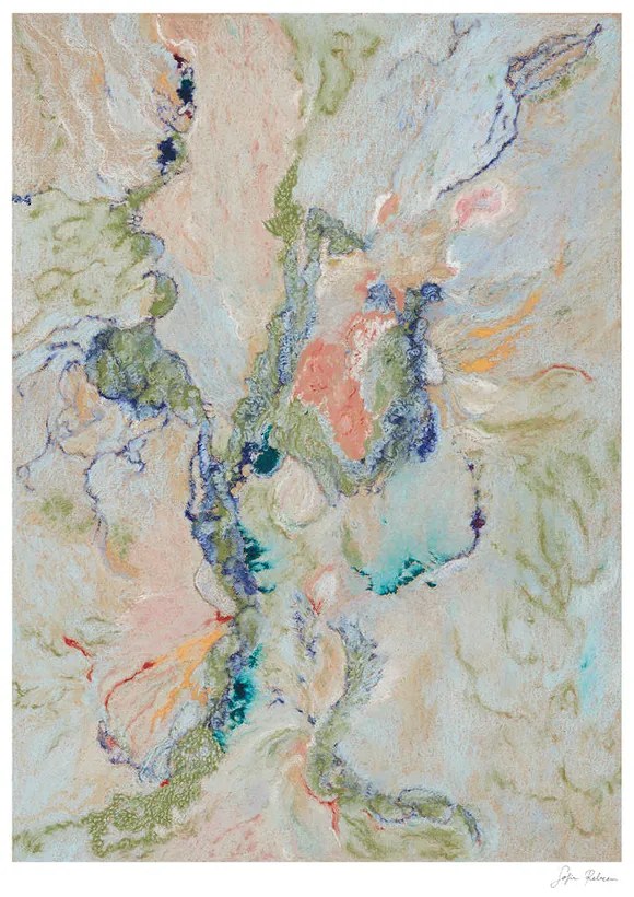 Moikka Plagát Quiet Bloom by Sofia Rebecca Iversen Lacúna