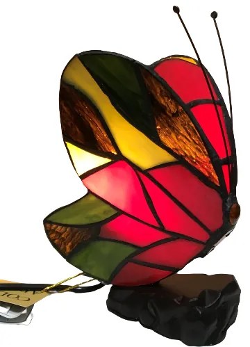 Dekoratívna lampa tiffany MOTÝĽ_R