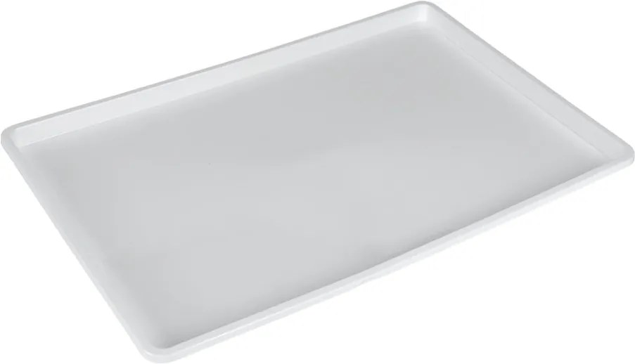 Biely plastový podnos Metaltex Germate×, 45 x 31 cm