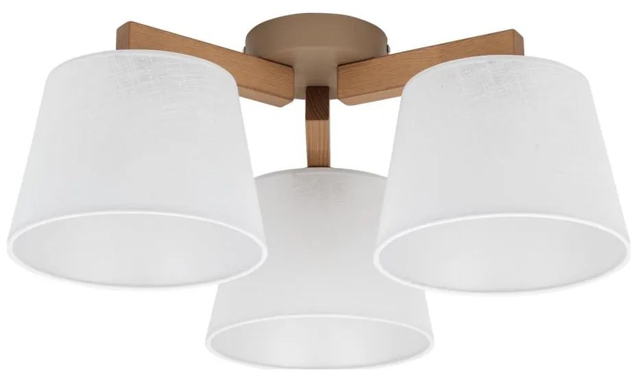 Brilagi - Prisadený luster LATTE SABIA 3xE27/15W/230V borovica/biela