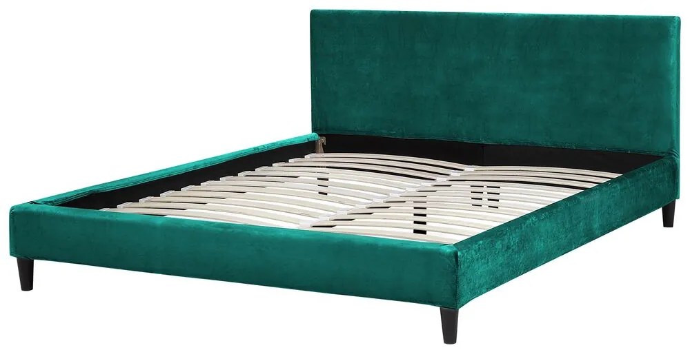 Manželská posteľ 160 cm FUTTI (s roštom) (zelená). Vlastná spoľahlivá doprava až k Vám domov. 1007264