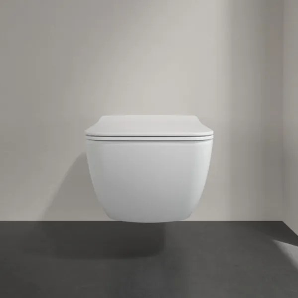Villeroy & Boch 4611RL01 - Závesné WC s WC sedátkom SoftClose VENTICELLO keramika/biela