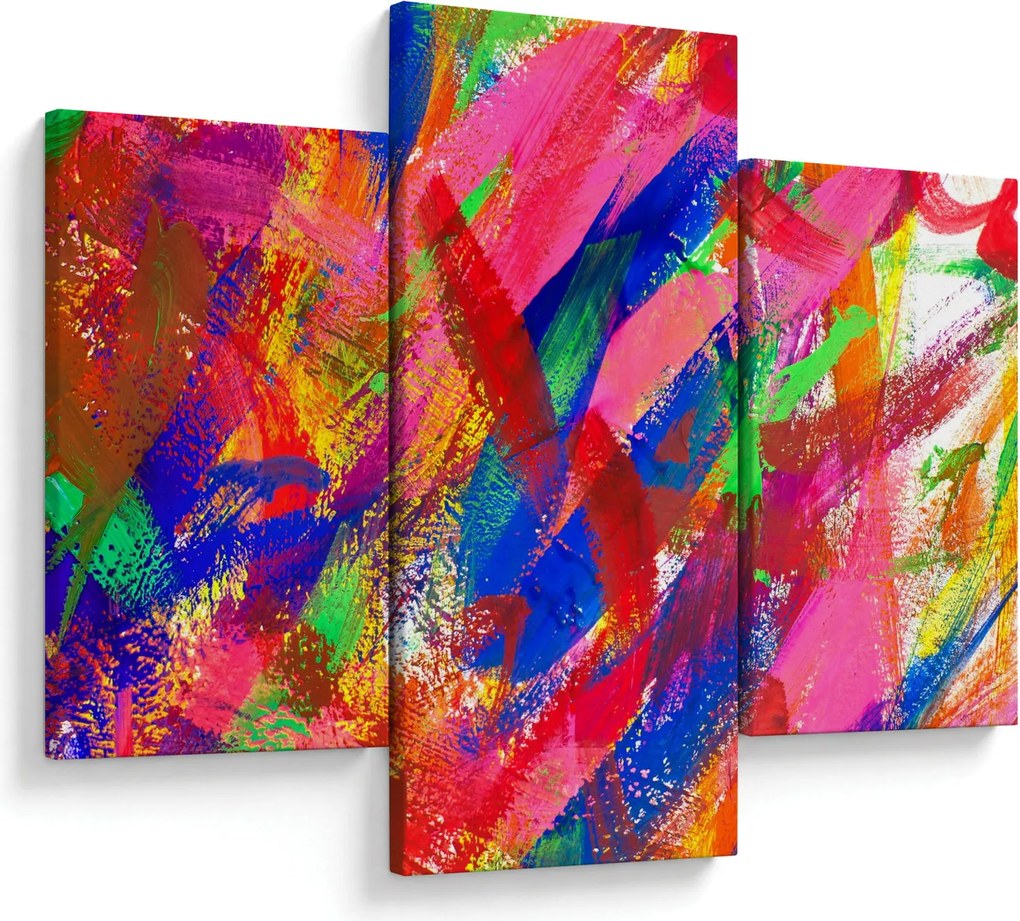 Obraz - Farebná abstrakcia (90x60 cm)