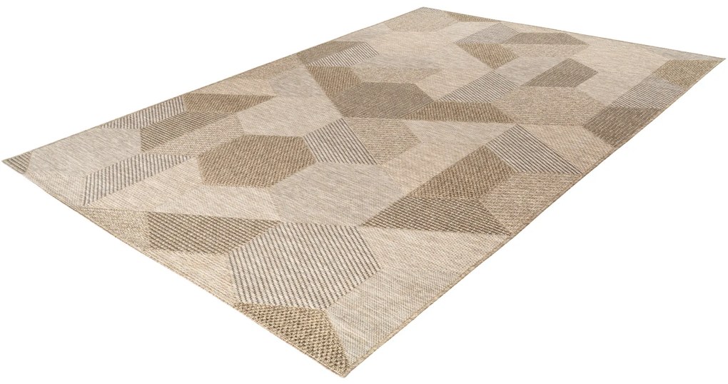 Obsession, Kusový koberec My Oslo 705 Taupe - na von aj na doma, 80x150, béžová, chodba / predsieň