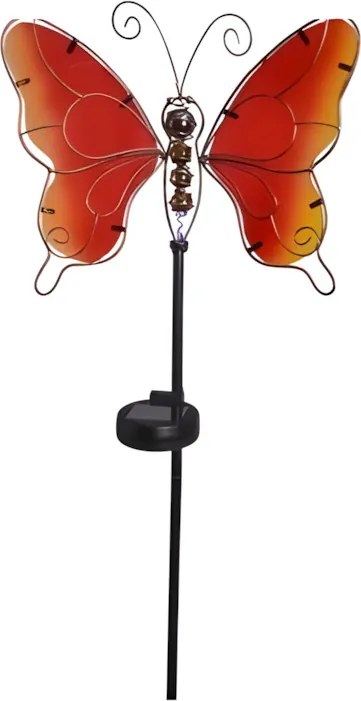 LED zápich Motýľ – ohnivý 106 cm