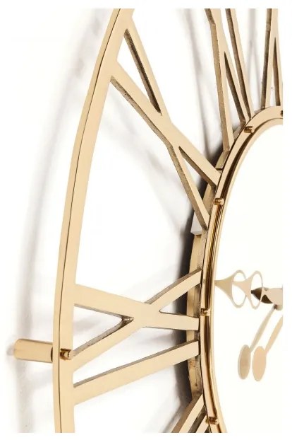 Nástenné hodiny Giant Gold 120 cm 120 × 120 × 7 cm