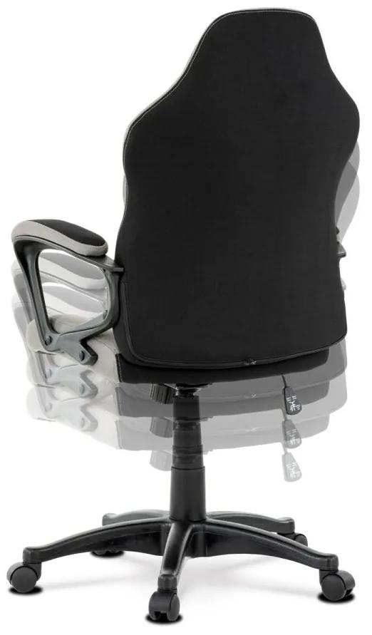 Autronic -  Kancelárska a herná stolička KA-L611 PINK, ružová, sivá a čierna látka