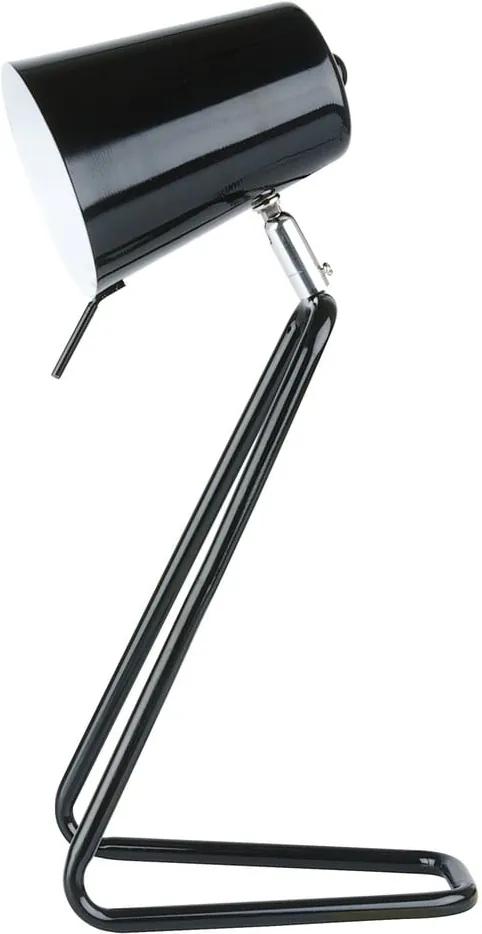 Čierna stolová lampa Leitmotiv Z Metal