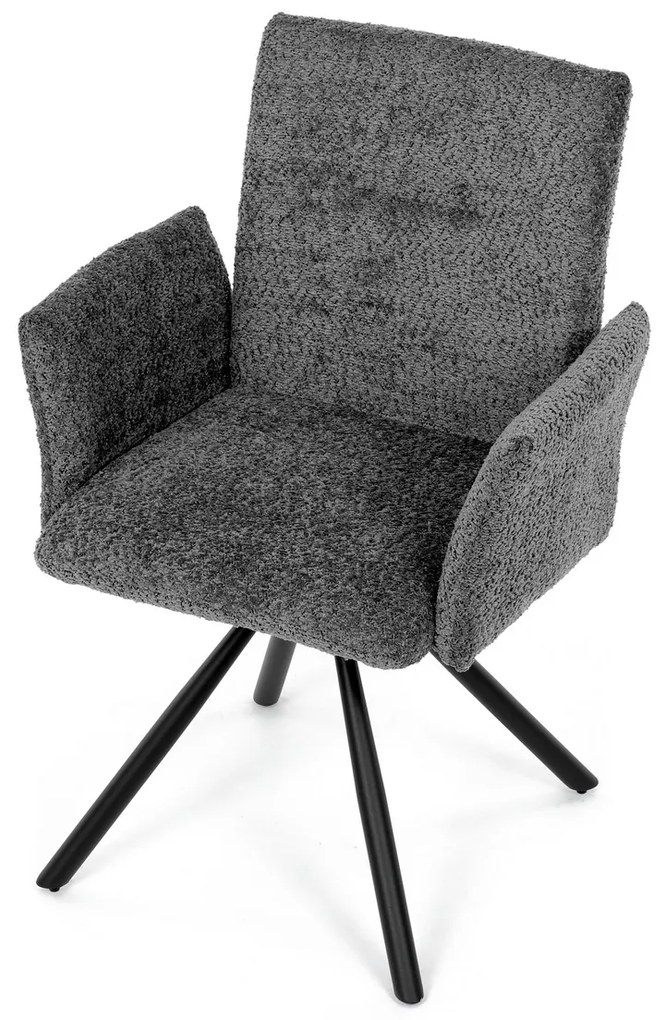 Sada jedálenských stoličiek s vratným mechanizmomDCH-W1117 GREY2, 2 ks