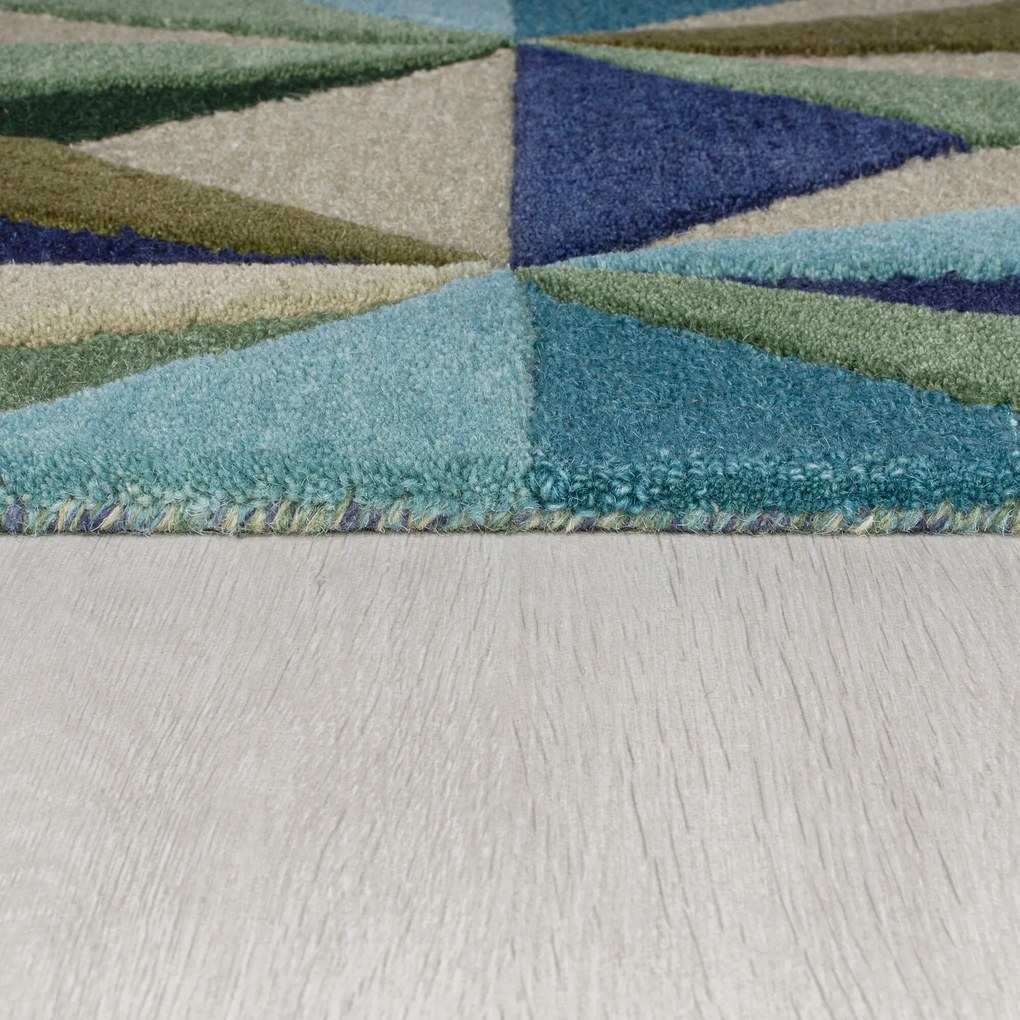 Kusový koberec Illusion Reverie Blue, 160x230, viacfarebná, detská izba, Flair Rugs