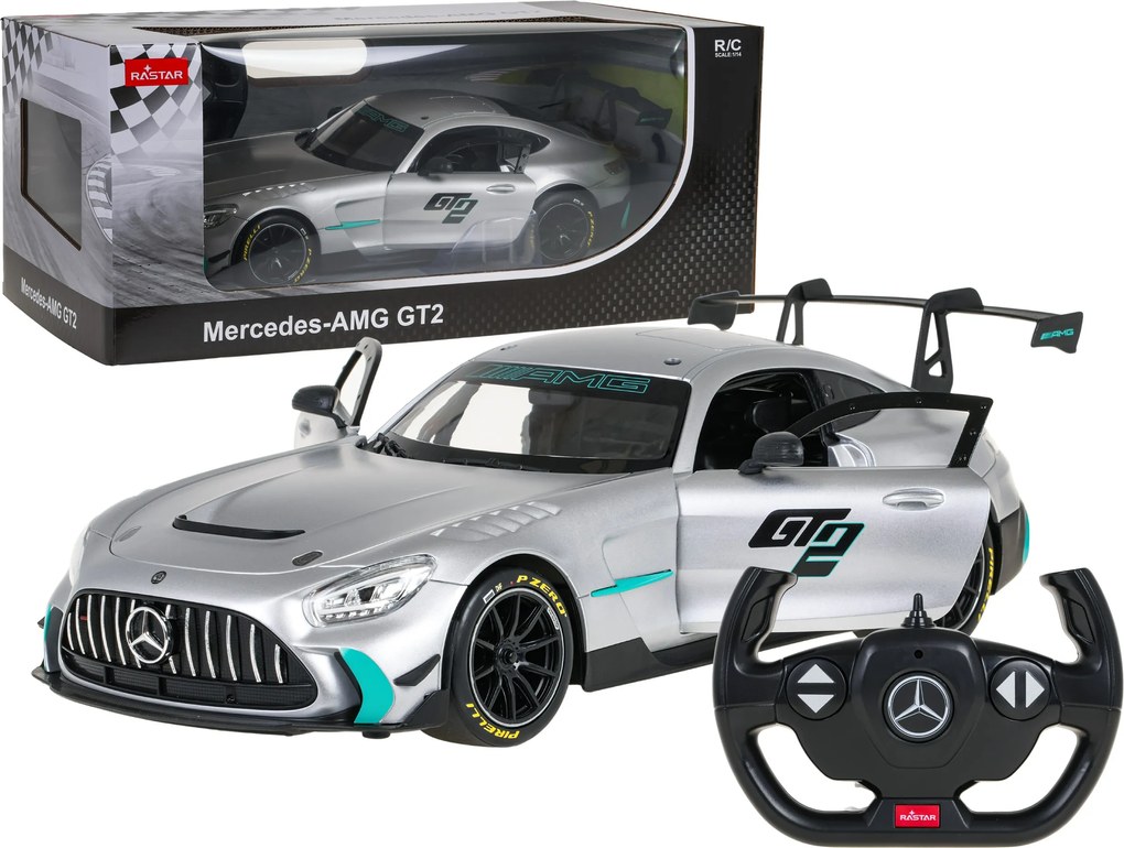 R/C auto 1:14 Mercedes-AMG GT2 Sivá RASTAR