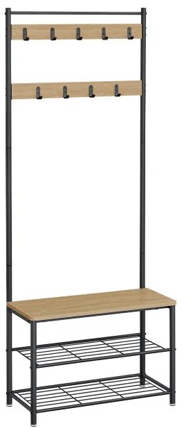 Vešiakový stojan s botníkom HSR041B11