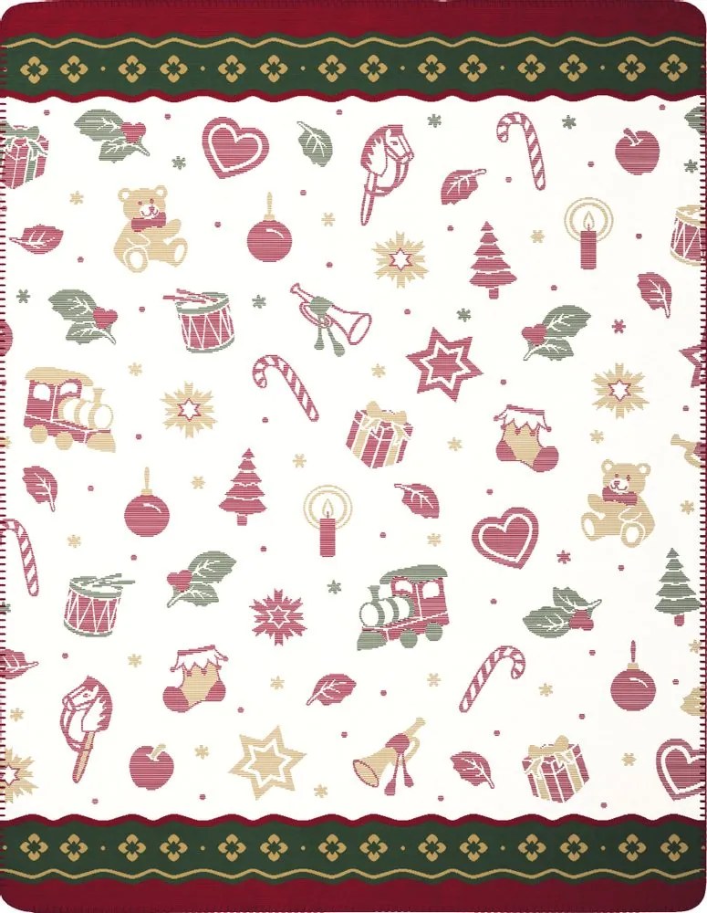 Toy's Delight Vianočná deka 150x200 cm, Villeroy & Boch