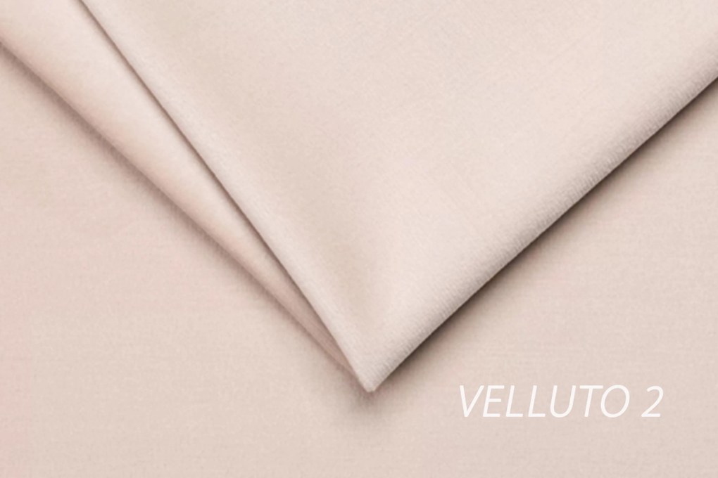 Posteľ s úložným priestorom Livani 160x200 - béžový velúr Velluto 2