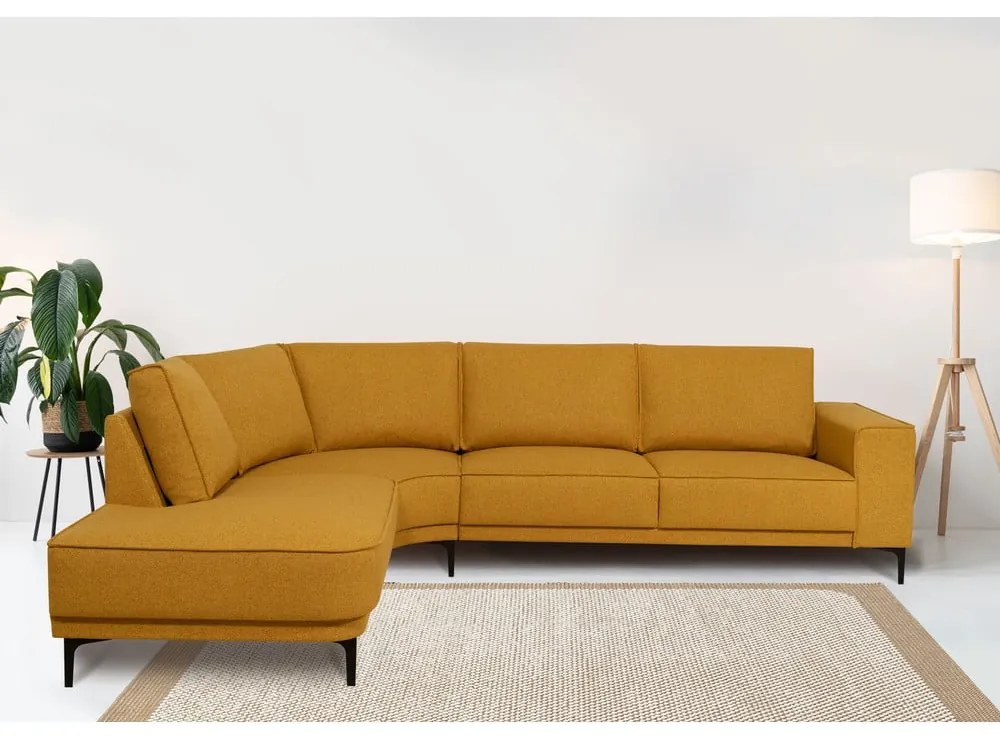 Rohová pohovka v horčicovej farbe (ľavý roh) Copenhagen – Scandic