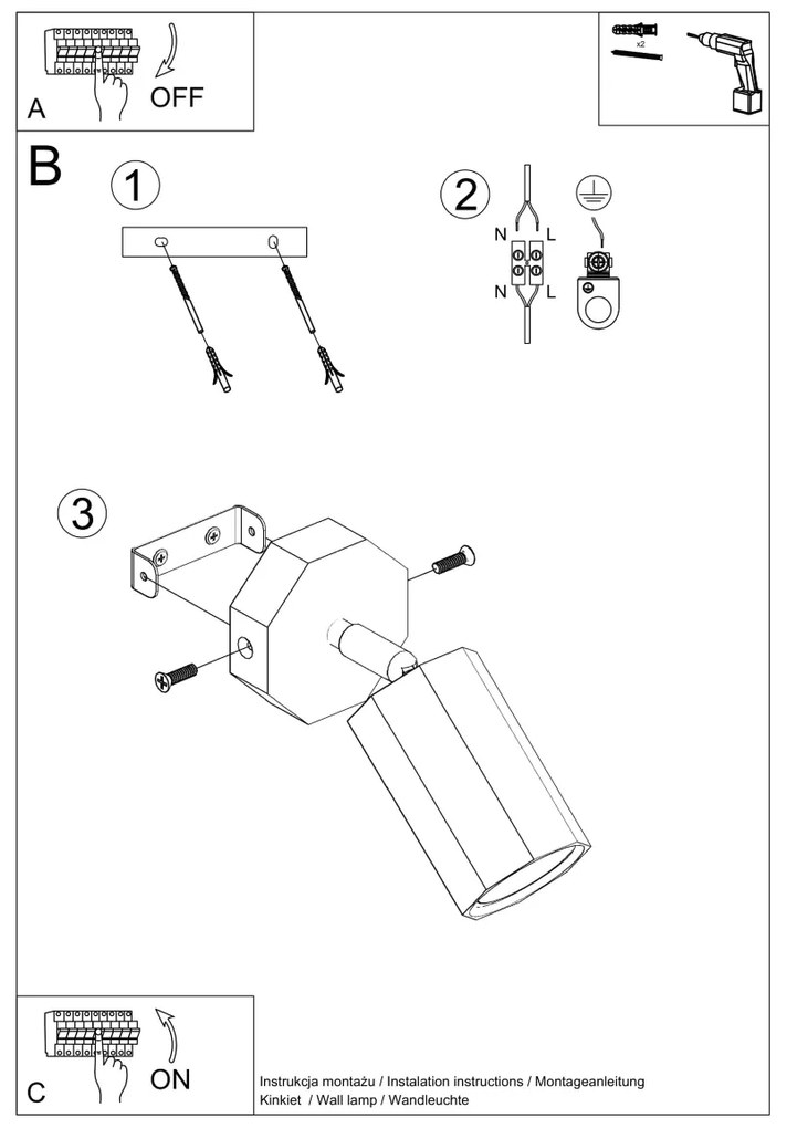 Bodové svietidlo Zeke, 1x drevené tienidlo, (možnosť polohovania)