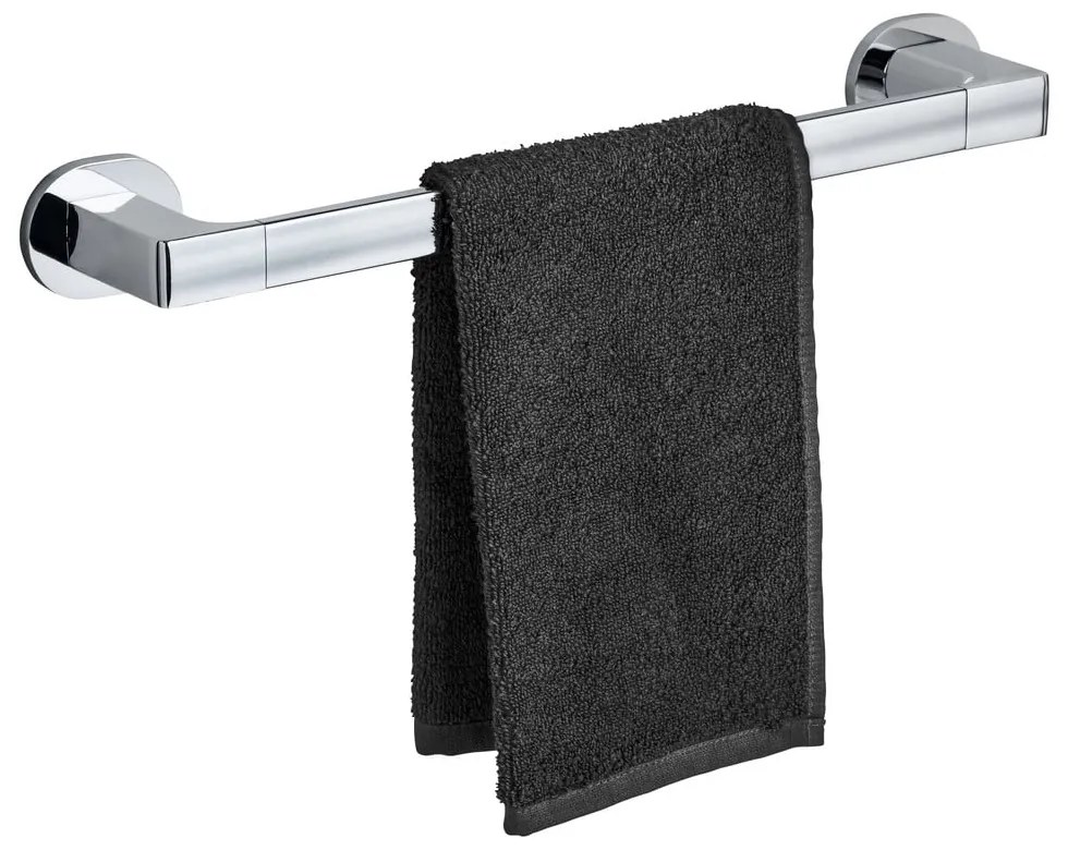 Samodržiaci držiak na uteráky z nehrdzavejúcej ocele v lesklo striebornej farbe Maribor – Wenko