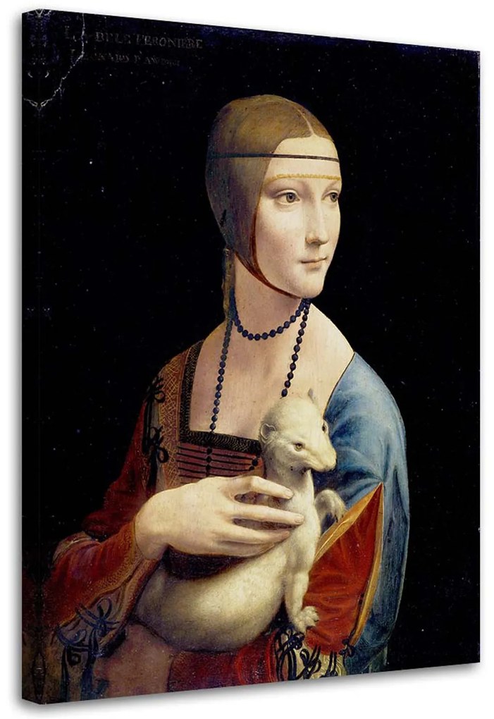 Gario Obraz na plátne Dáma s hranostajom - Leonardo da Vinci, reprodukcia Rozmery: 80 x 120 cm
