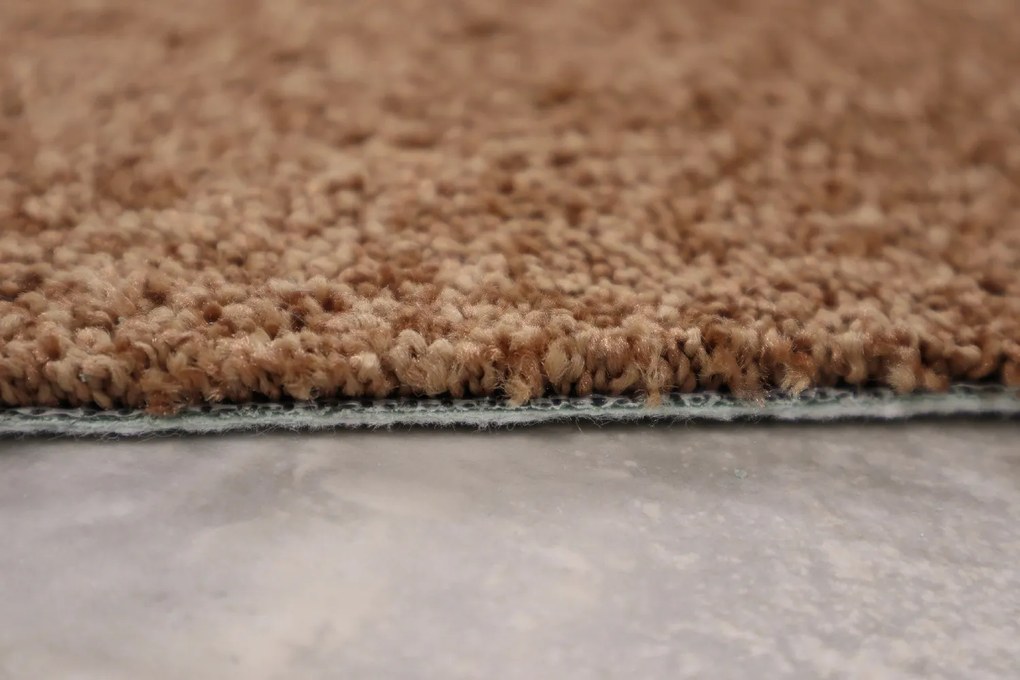 AKCIA: 96x160 cm Metrážny koberec Capri medený - neúčtujeme odrezky z role, šíře, hnedá, ab (mriežka), chodba / predsieň, Vopi