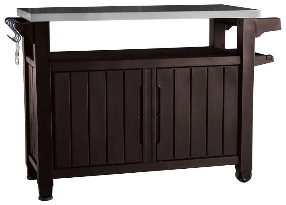 Odkladací grilovací stolík 134x52 cm Unity – Keter