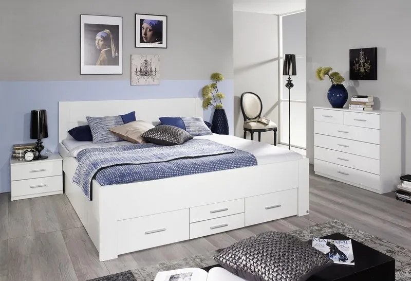 Posteľ Isotta 160x200 cm,biela