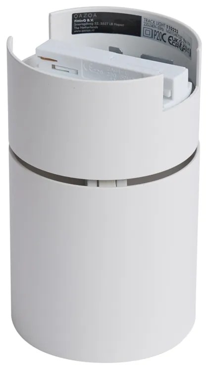 Moderný biely reflektor pre 1-fázový koľajnicový systém GU10 70mm - Iconic Roto