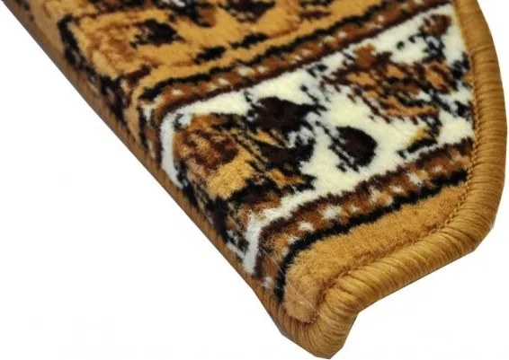 Sintelon Nášľapy na schody Practica béžový obdĺžnik, samolepiaci - 24x66 obdélník (rozměr včetně ohybu)