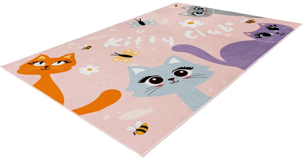 Obsession, Detský kusový koberec Magic Kids ML 104 Kicl, 115 x160, ružová, detská izba