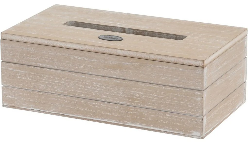 Box na vreckovky Beatty hnedá, 25 x 13,5 x 9 cm