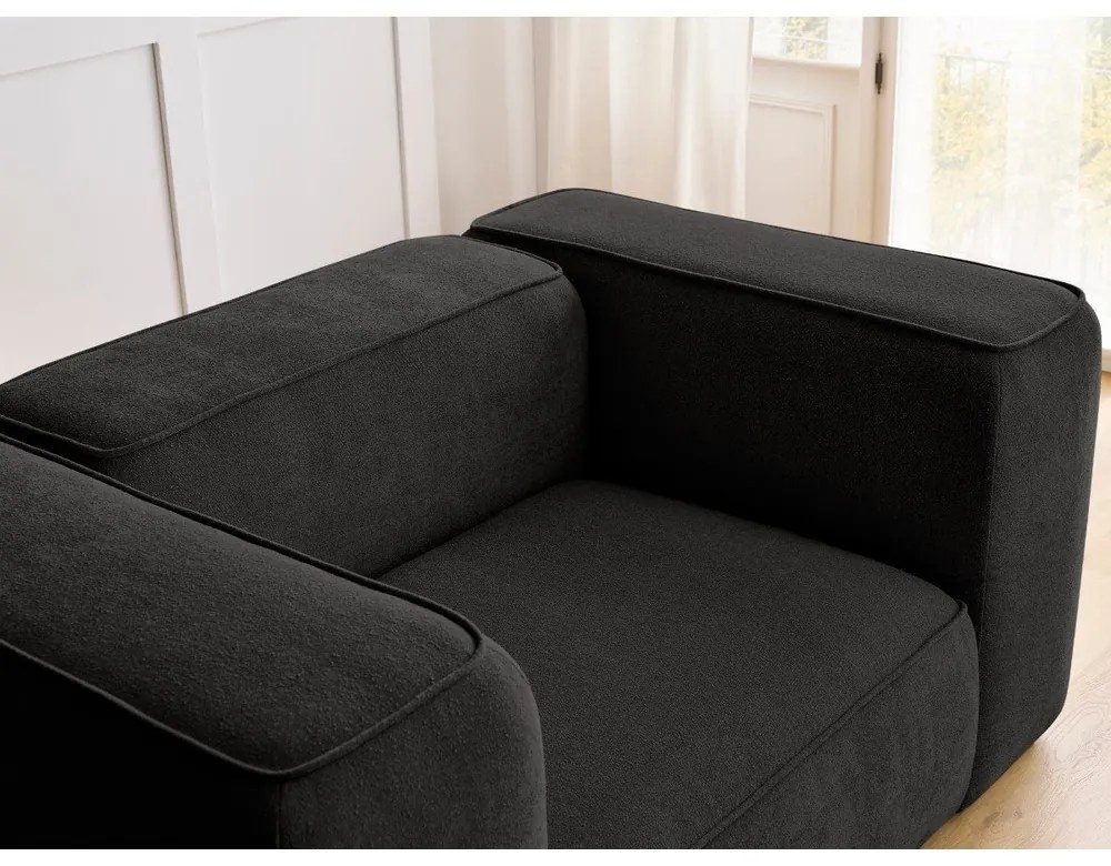 Čierne kreslo Zephyr – Bobochic Paris