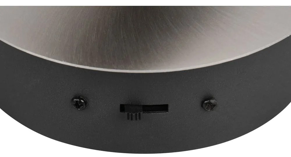 Čierne/v striebornej farbe LED nástenné svietidlo Orbit – Trio Select