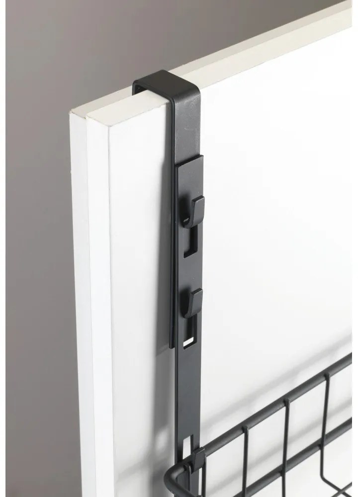 Závesná polička na dvere Wenko Rack Black