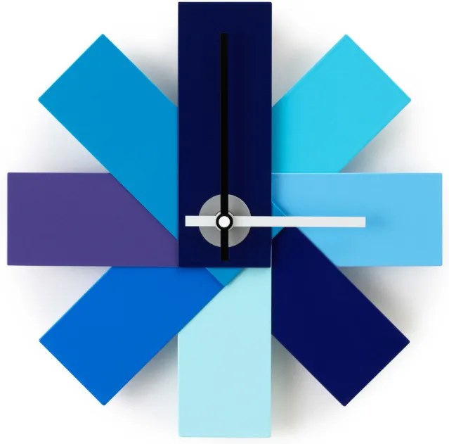 Normann Copenhagen Nástenné hodiny Watch Me, Blue